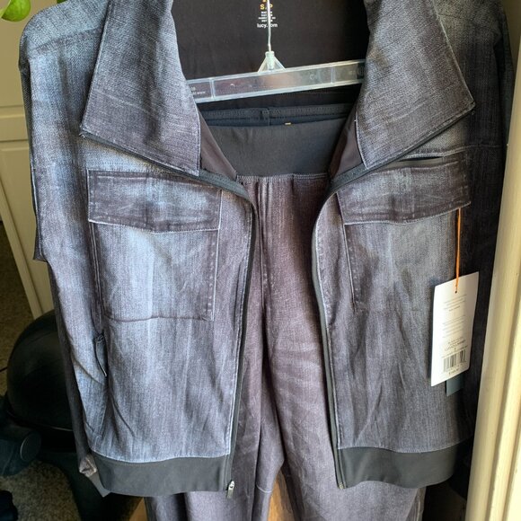 NWT Set Lucy IndiGO Trucker Jacket & pan - Picture 16 of 16